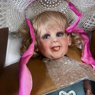 Denim Darling Doll By Fayzah Spanos COLLECTIBLE 