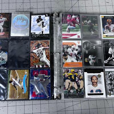 Binder of Baseball Cards, Titled:  KEVIN'S SPECIAL CARDS 2007, Baseball & Football 