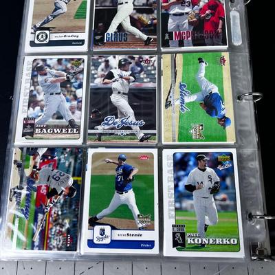 Binder of Baseball Cards, Titled:  KEVIN'S SPECIAL CARDS 2007, Baseball & Football 
