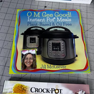6 COOK BOOKS:  Themed around: Insta pot, Pressure cookers and Such