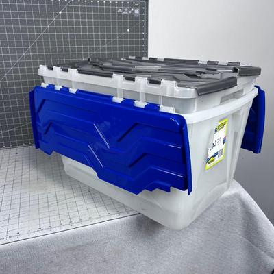 (2)  15-Gallon Storage Crates 
