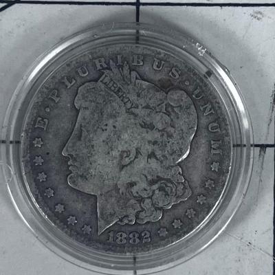 1882 O Morgan Silver Dollar 