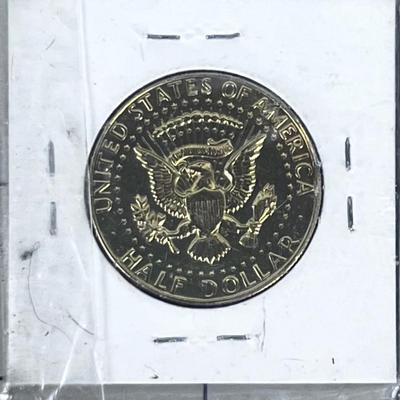 1969 Kennedy HALF DOLLAR GOLD Plated 