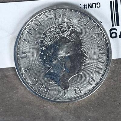 BRITANNIA 2021 .999 Fine Silver One ounce Coin 