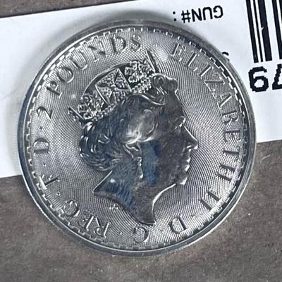 BRITANNIA 2021 .999 Fine Silver One ounce Coin 