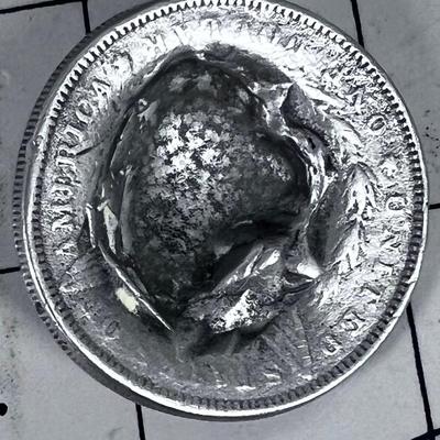 1887 MORGAN REPOUSSE Pop 3 D Coin 