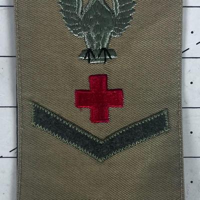 COTTON Khaki United States Marine Corp. FLEET Marine Rank Patch