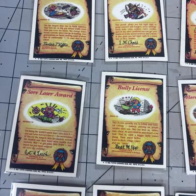 Garbage Pail Kids 1985 Sticker Card In Sleeves COLLECTIBLE! First Series