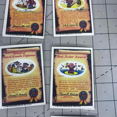 Garbage Pail Kids 1985 Sticker Card In Sleeves COLLECTIBLE! First Series