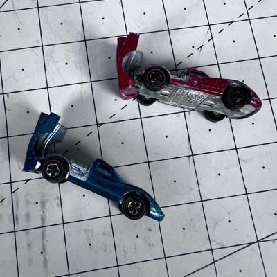 2 Vintage HOT WHEELS Redline Ford MK IV 