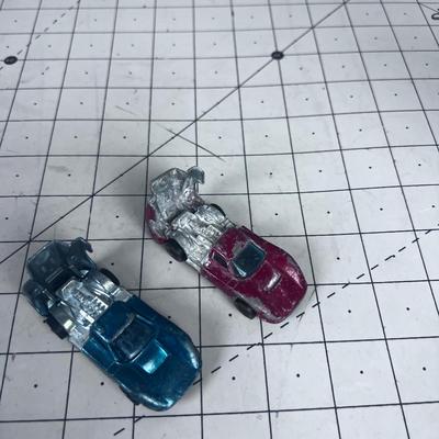 2 Vintage HOT WHEELS Redline Ford MK IV 