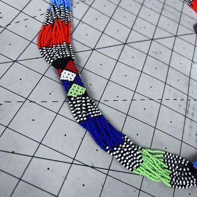 Native American Colorful Beaded Necklace