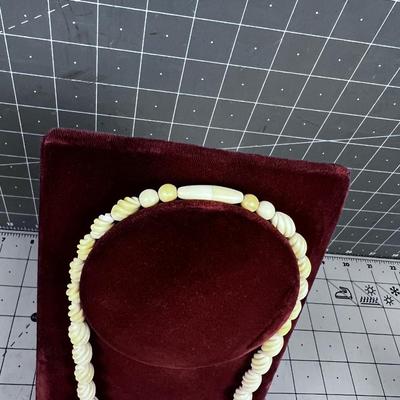 Bone Carved Necklace 