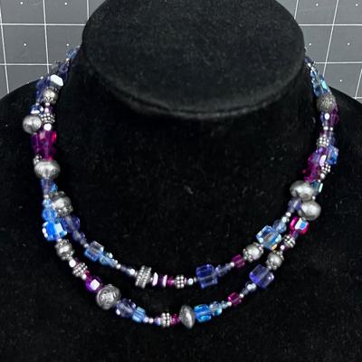 Faceted Bead Necklace