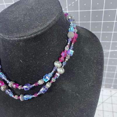 Faceted Bead Necklace