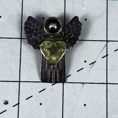 Sterling Silver Angle Pin 