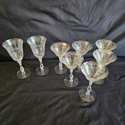 19pc Cambridge Glass Collection (LR-DW)