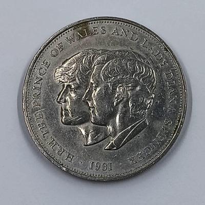 1981 The Price of Whales and Lady Diana Commemorative Coin