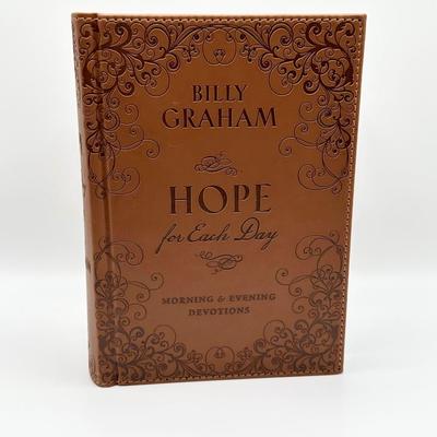 BILLY GRAHAM ~ Leather Bound ~ Hope For Each Day
