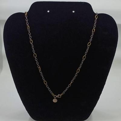 Sterling Silver & Brass Link Chain