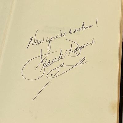 FRANK DAVIS ~ Signed ~ The Frank Davis Seafood Notebook