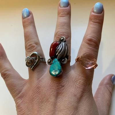 Beautiful Pendants on Sterling, Bracelets, Rings, More (P-HS)