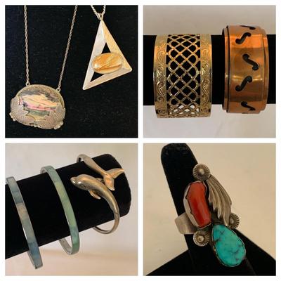 Beautiful Pendants on Sterling, Bracelets, Rings, More (P-HS)