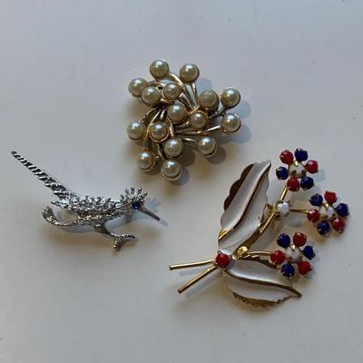 Tiffany & Co. & Stuart Nye Sterling & More Fashion Pins & Brooches (P-HS)