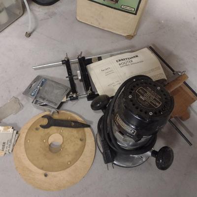 Sears Craftsman Hand Router with Accessories | EstateSales.org