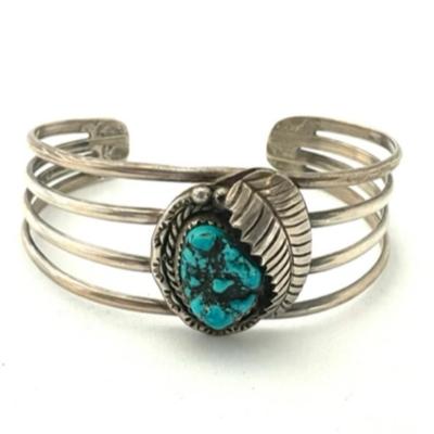 Bangle with raw Turquoise