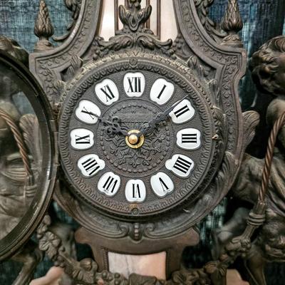 Louis XVI Style Garniture Clock Set