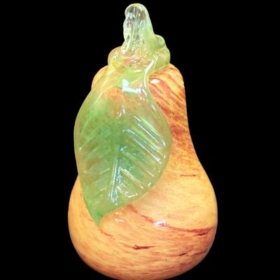 Beautiful Hand Blown Pear