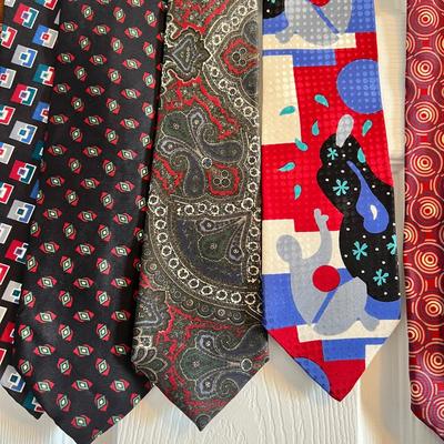 Lot of 12 Vintage Christian Dior Silk Ties