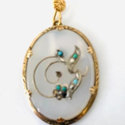 Oval Gold Pendant