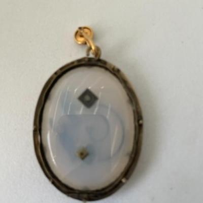 Oval Gold Pendant