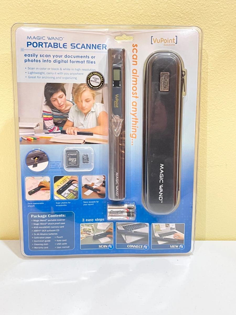 VU POINT SOLUTIONS Magic Wand Portable Scanner
