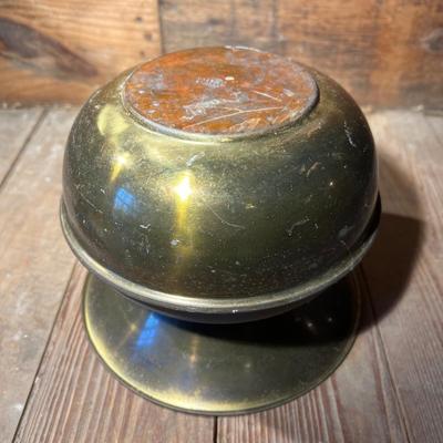 N474 Antique and Vintage Brass Spittoons