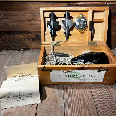 N487 Vintage Walkers Knotmaster Log Mark III A Made in England