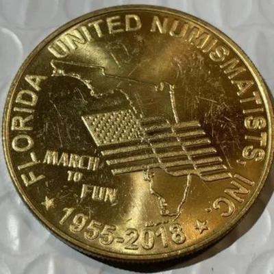 FUN/FLORIDA NUMISMATISTS SHOW 1955-2018 MEDAL/TOKEN as Pictured