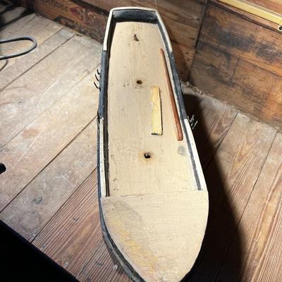 N490 Vintage Ship Hull Model