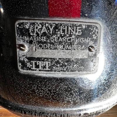 N493 Ray-Line Marine Searchlight and General Motors Spotlight