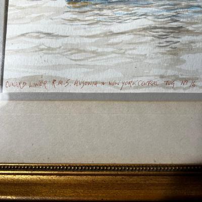 N495 Signed Original Fredrick Tordoff Watercolor
