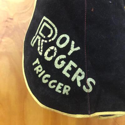 LOT 57B: Vintage Roy Roger's Trigger Child's Costume w/ Straw Hat from Mexico