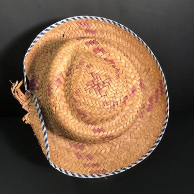 LOT 57B: Vintage Roy Roger's Trigger Child's Costume w/ Straw Hat from Mexico