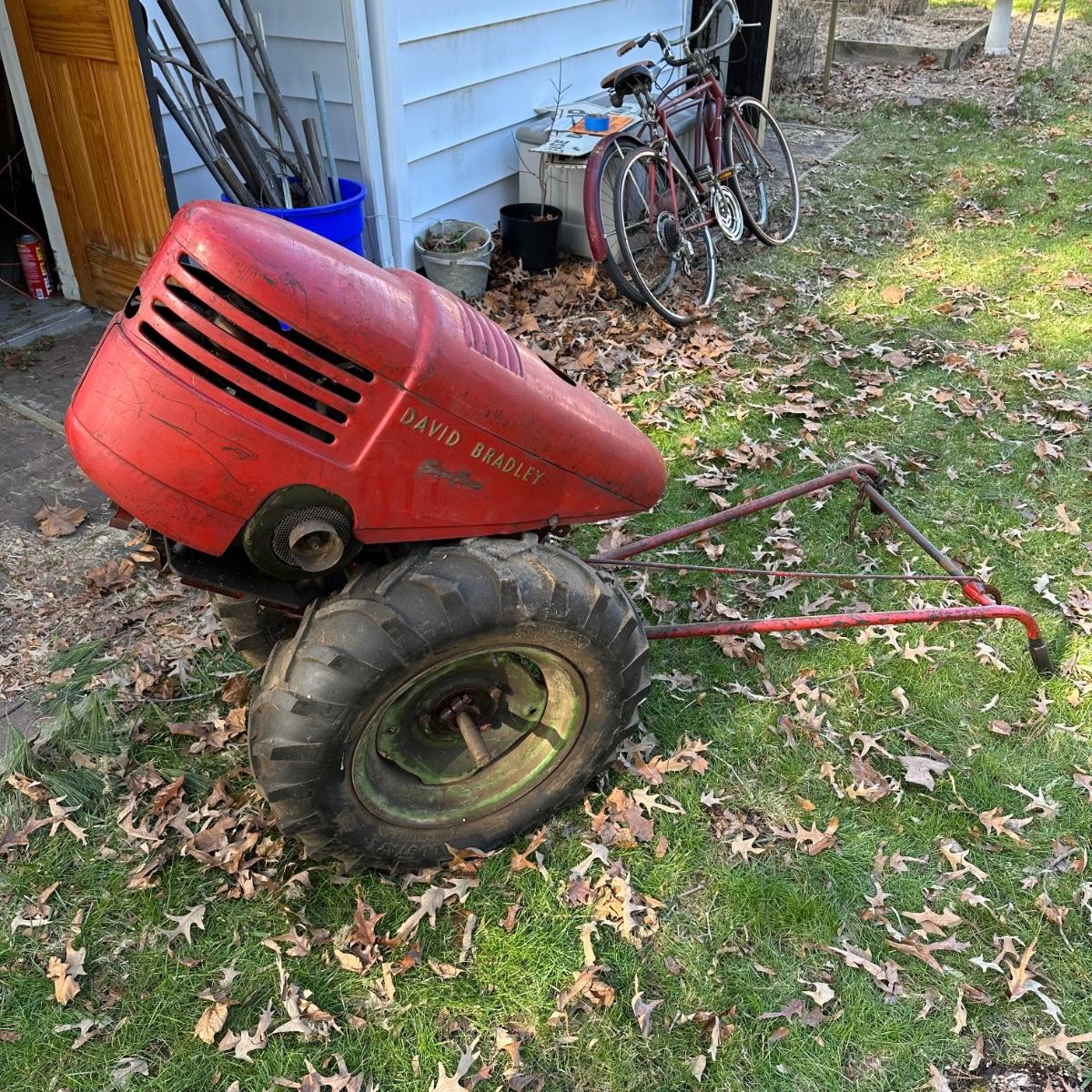 LOT 106S David Bradley Walk Behind Garden Tractor