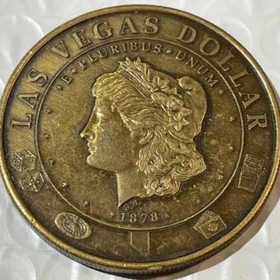 LAS VEGAS MORGAN HEAD DOLLAR MEDAL/TOKEN as Pictured.
