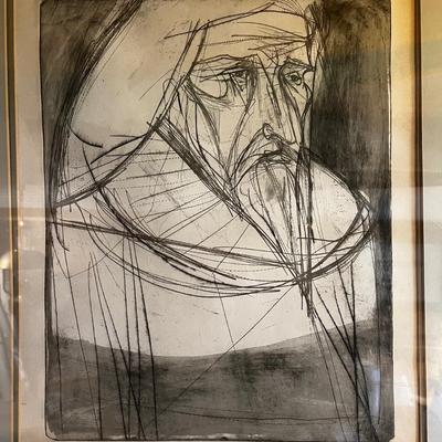 N496 Irving Amen 1966 Artist Proof Lithograph â€œShakespeareâ€