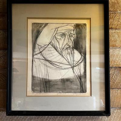 N496 Irving Amen 1966 Artist Proof Lithograph â€œShakespeareâ€