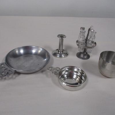 Williamsburg Stieff Pewter Porridge Bowl Jefferson Cup