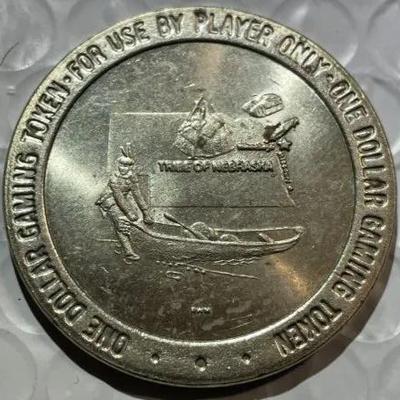 SLOAN, IOWA CASINO $1.00 GAMING MEDAL/TOKEN as Pictured.